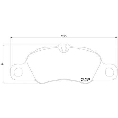 Pagid Brakes Disc Brake Pad, 355013801 355013801